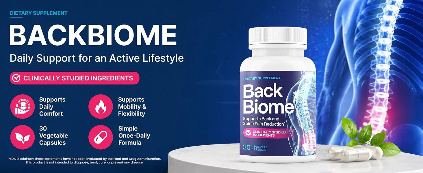 BackBiome™ Advanced Back Wellness & Mobility Formula